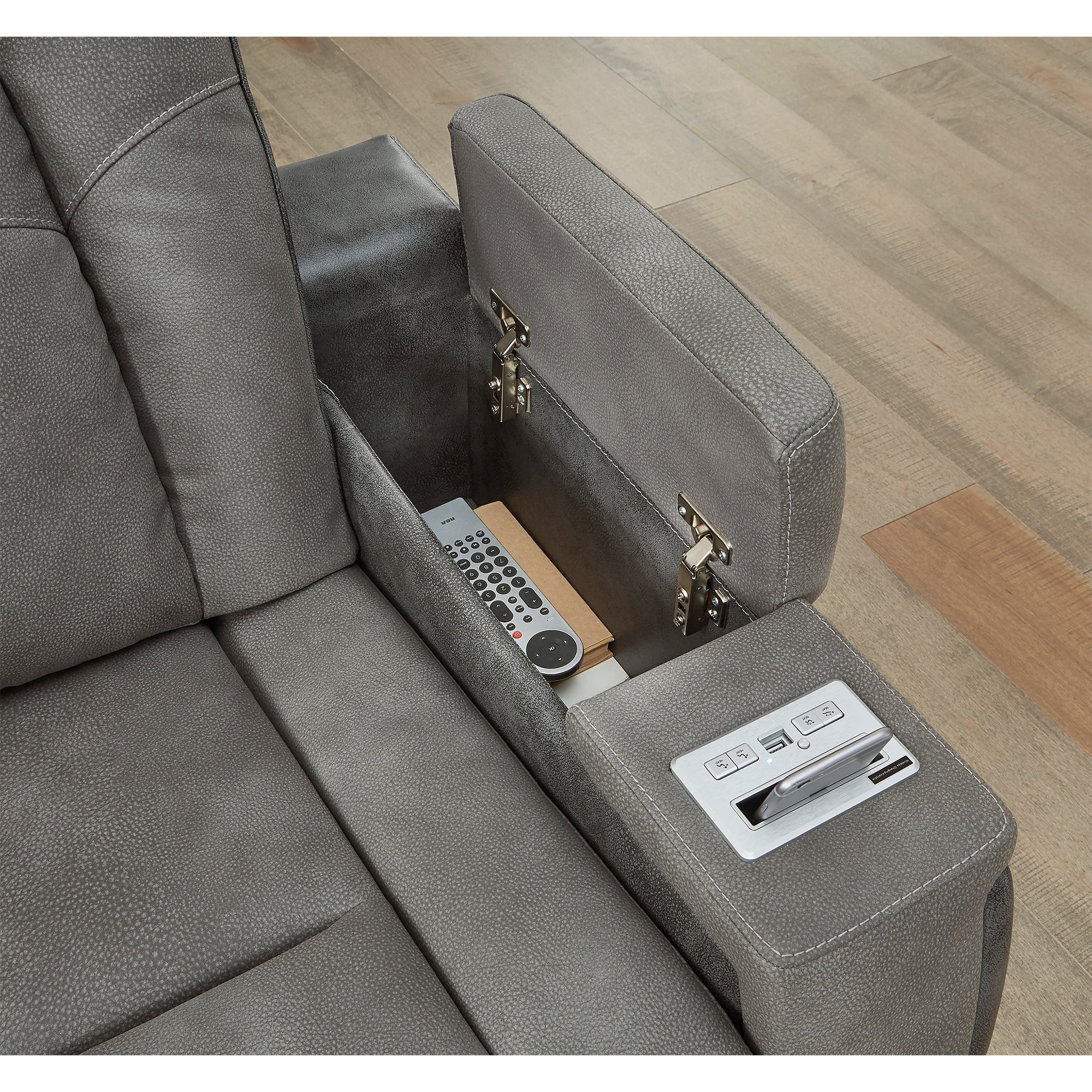 Next-Gen DuraPella Dual Power Reclining Sofa