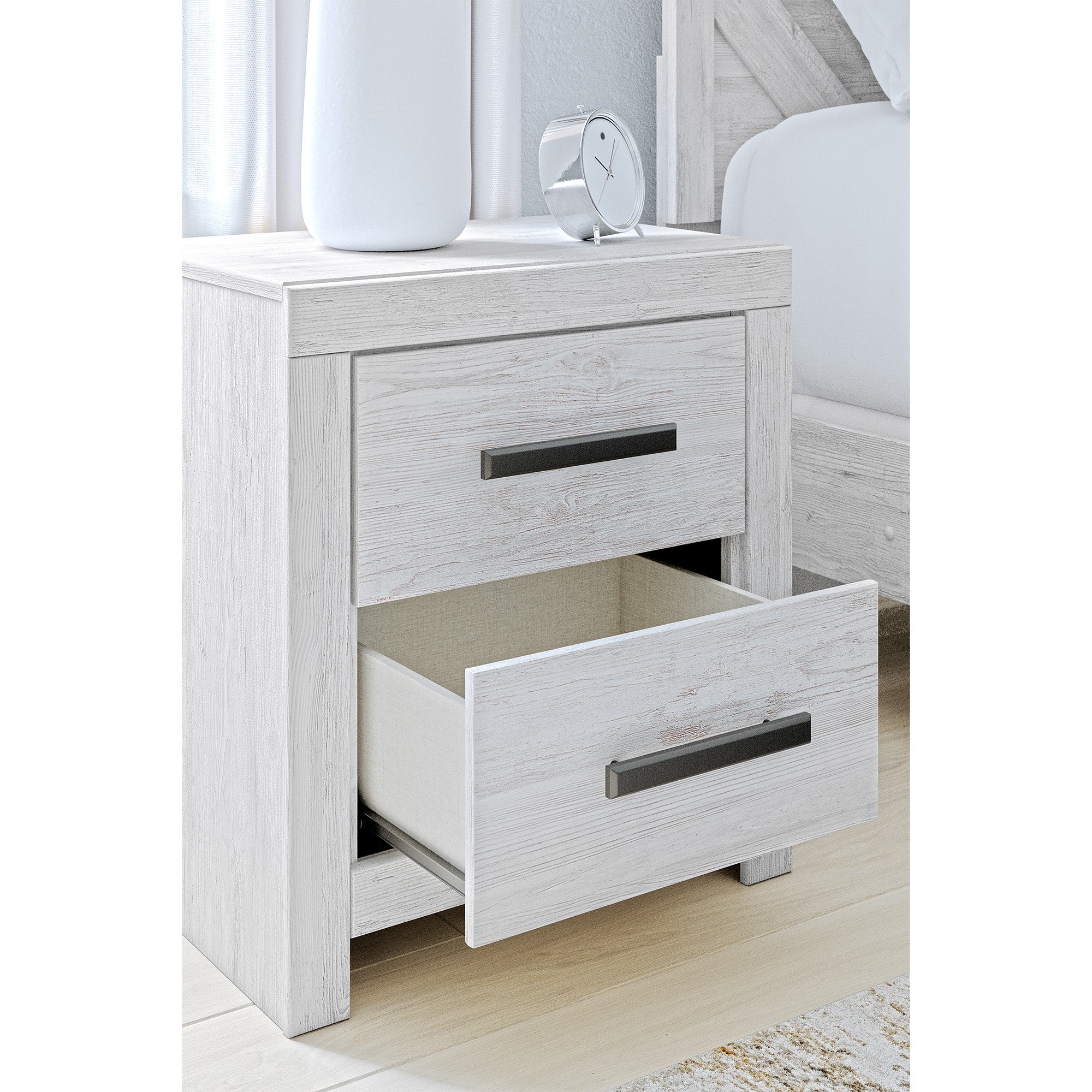 Cayboni Two Drawer Night Stand