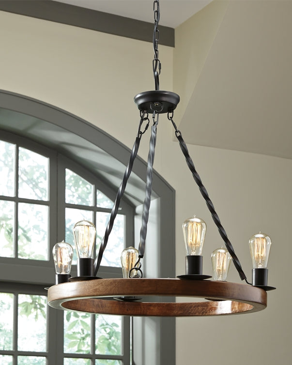 Plato Wood Pendant Light (1/CN)