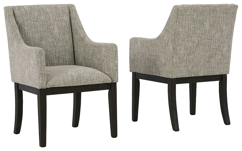 Burkhaus Dining UPH Arm Chair (Set of 2)