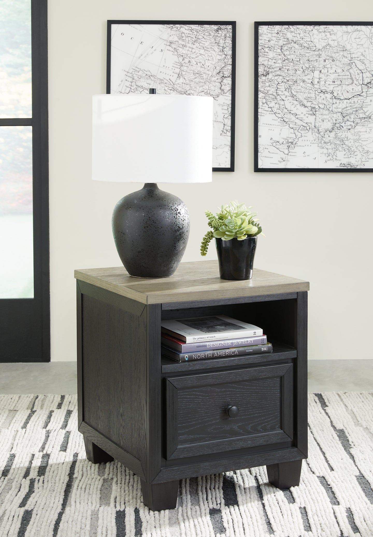 Foyland Rectangular End Table