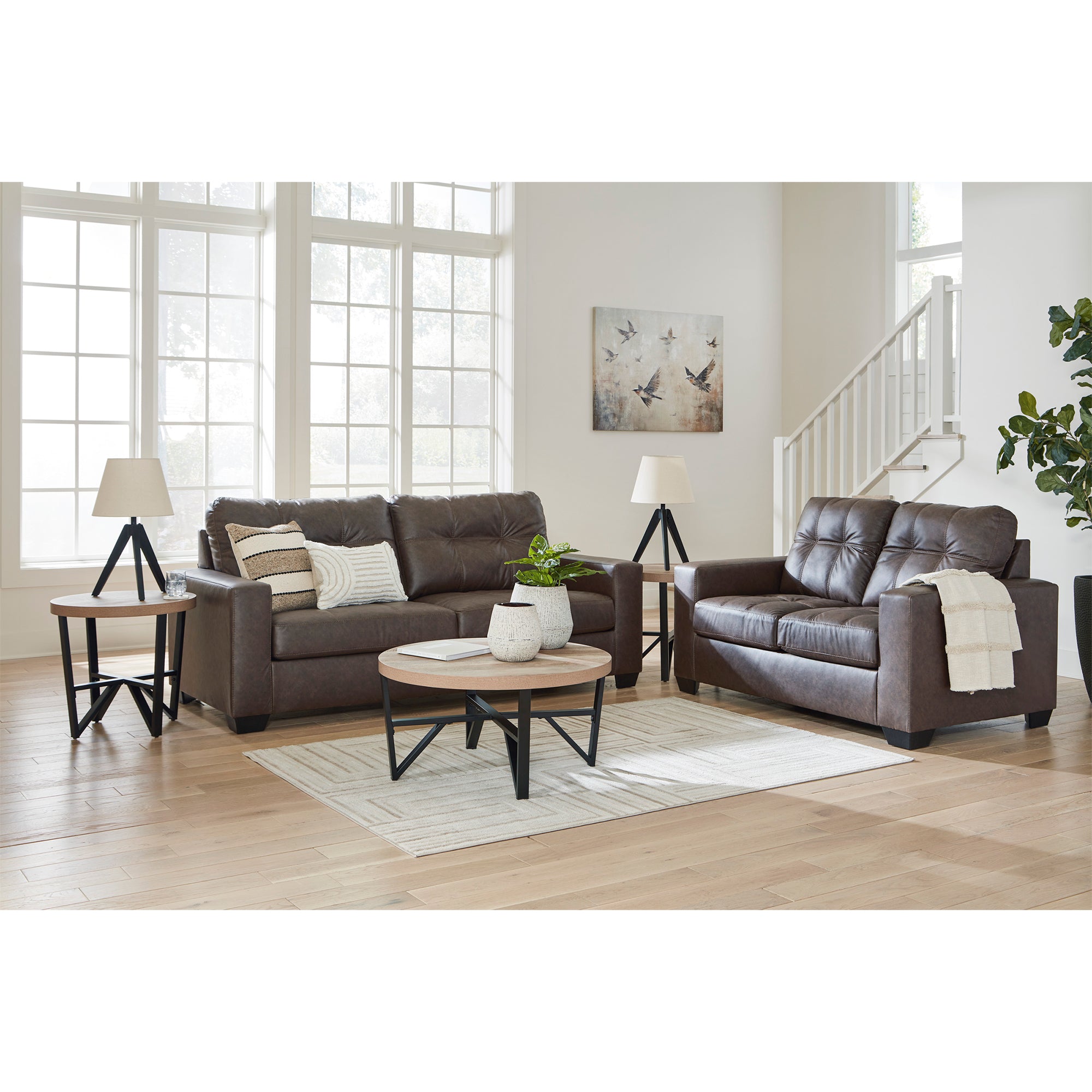 Barlin Mills Sofa and Loveseat