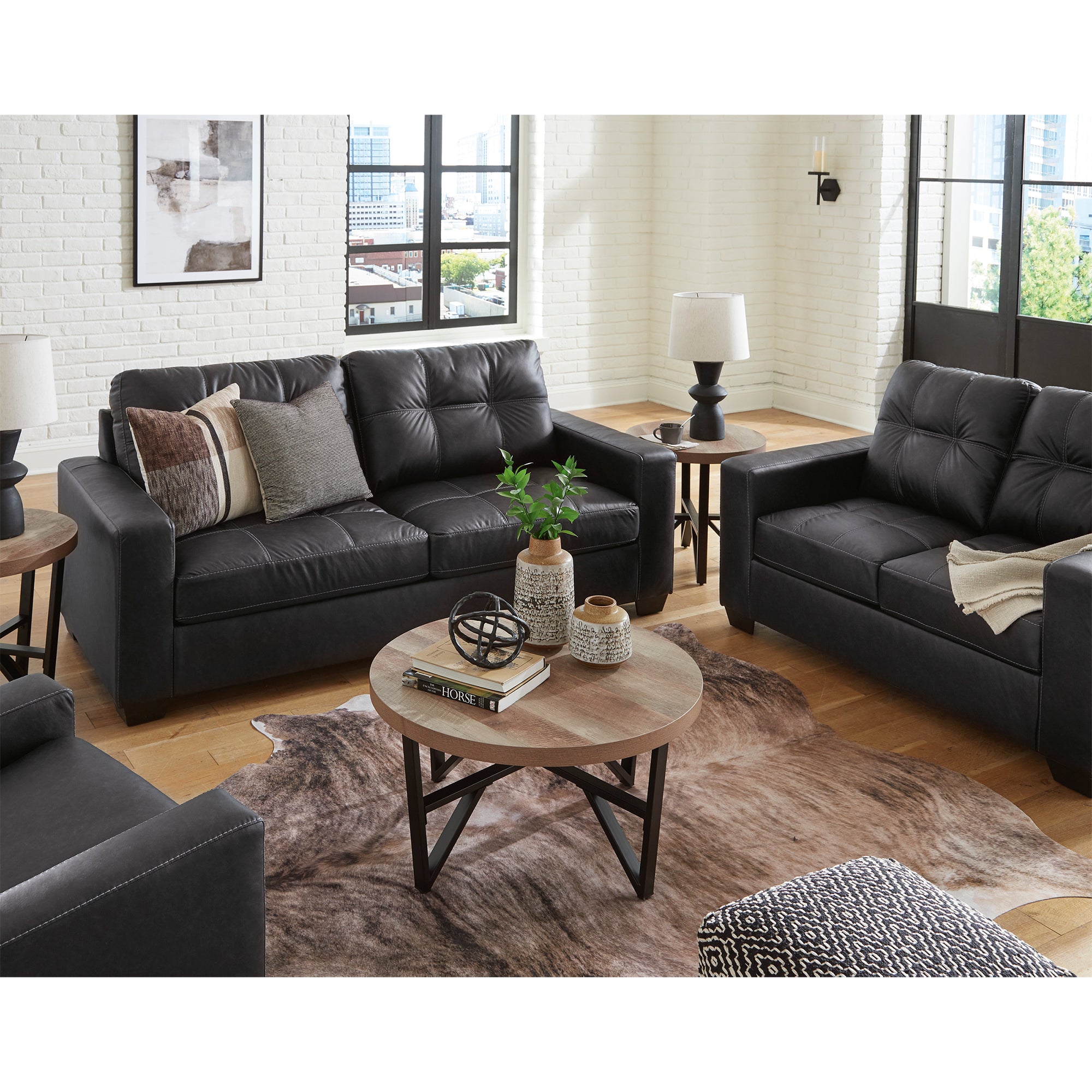 Barlin Mills Sofa and Loveseat