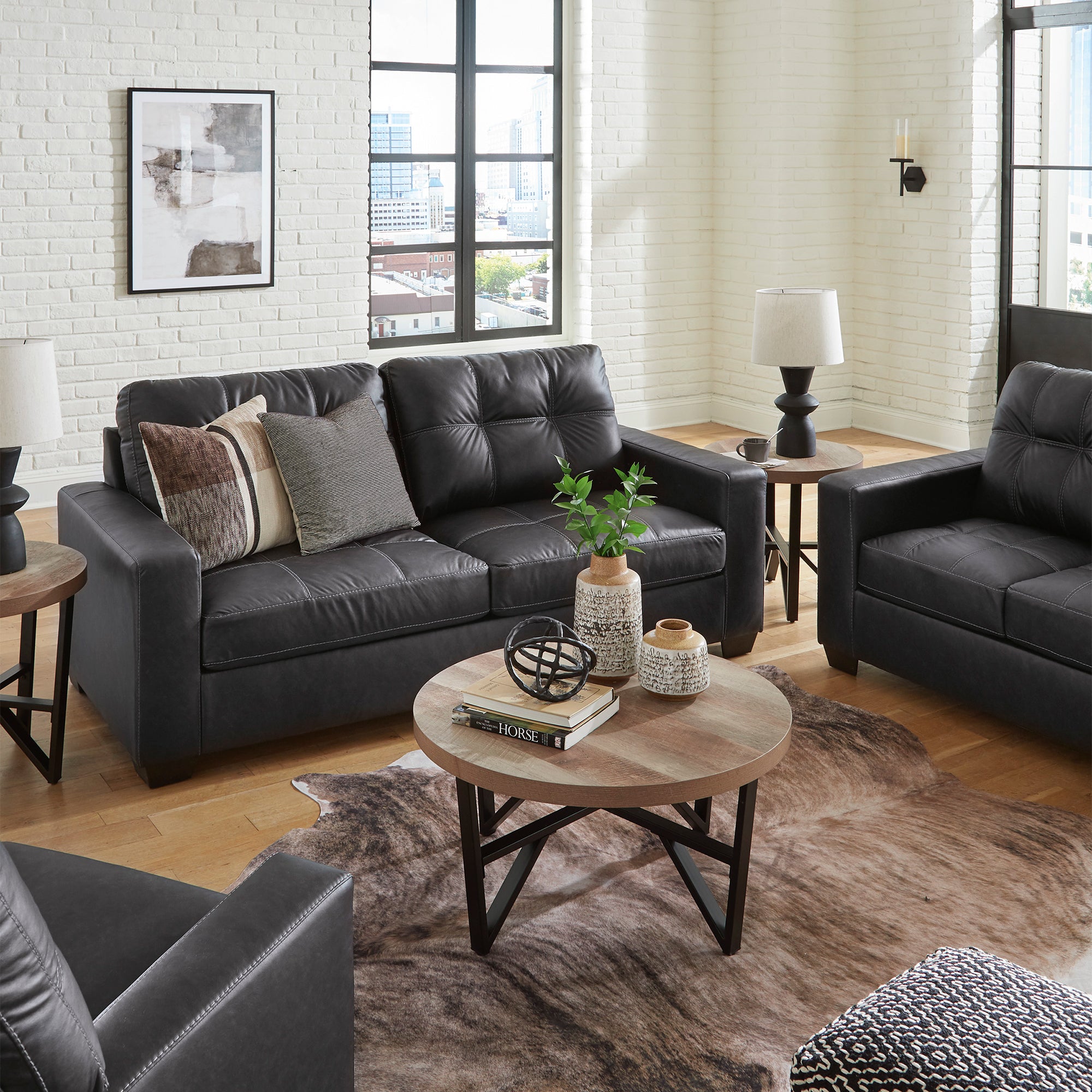 Barlin Mills Sofa and Loveseat