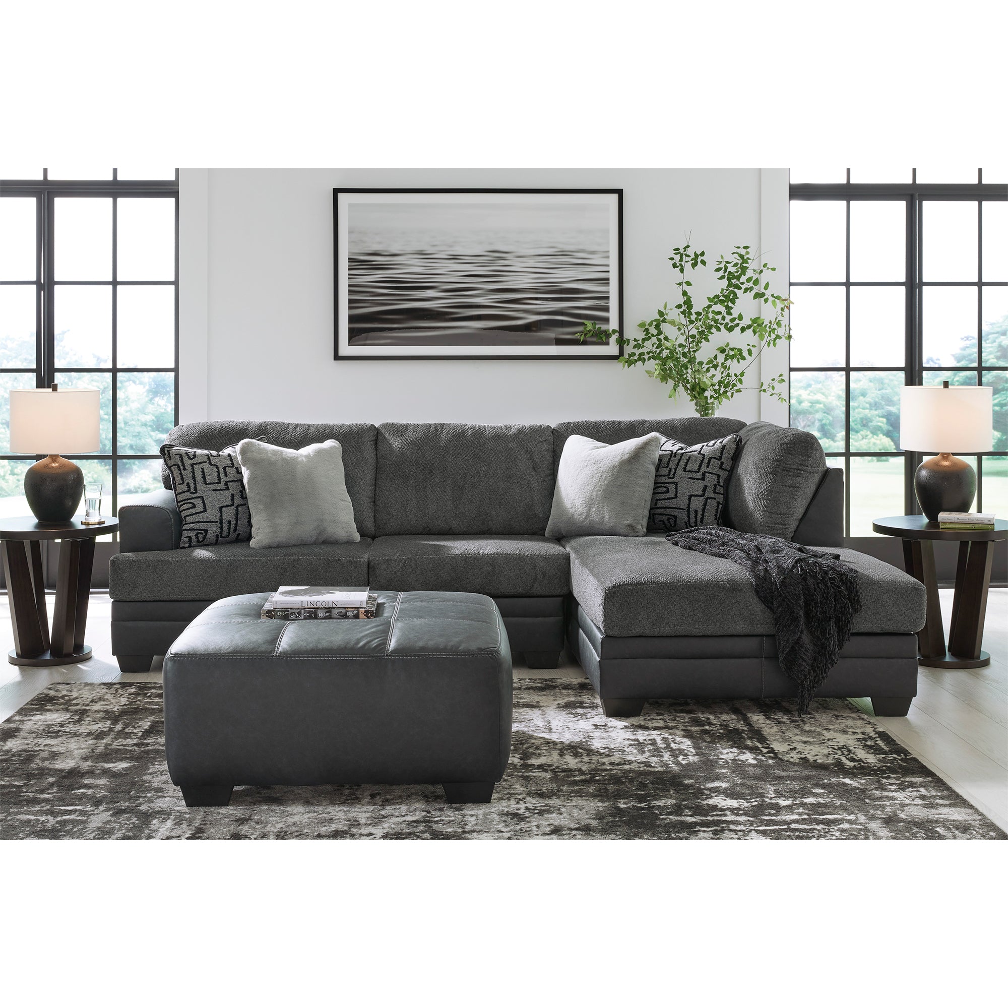 Brixley Pier 2-Piece Sectional with Right-arm Chaise