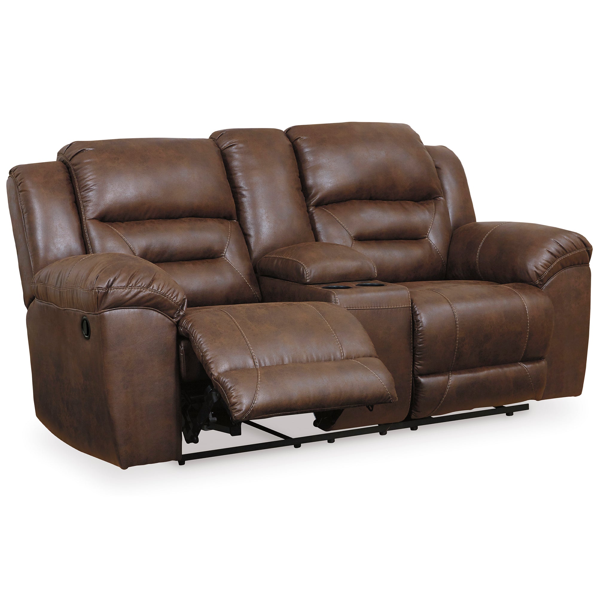 Stoneland Manual Reclining Loveseat with Console