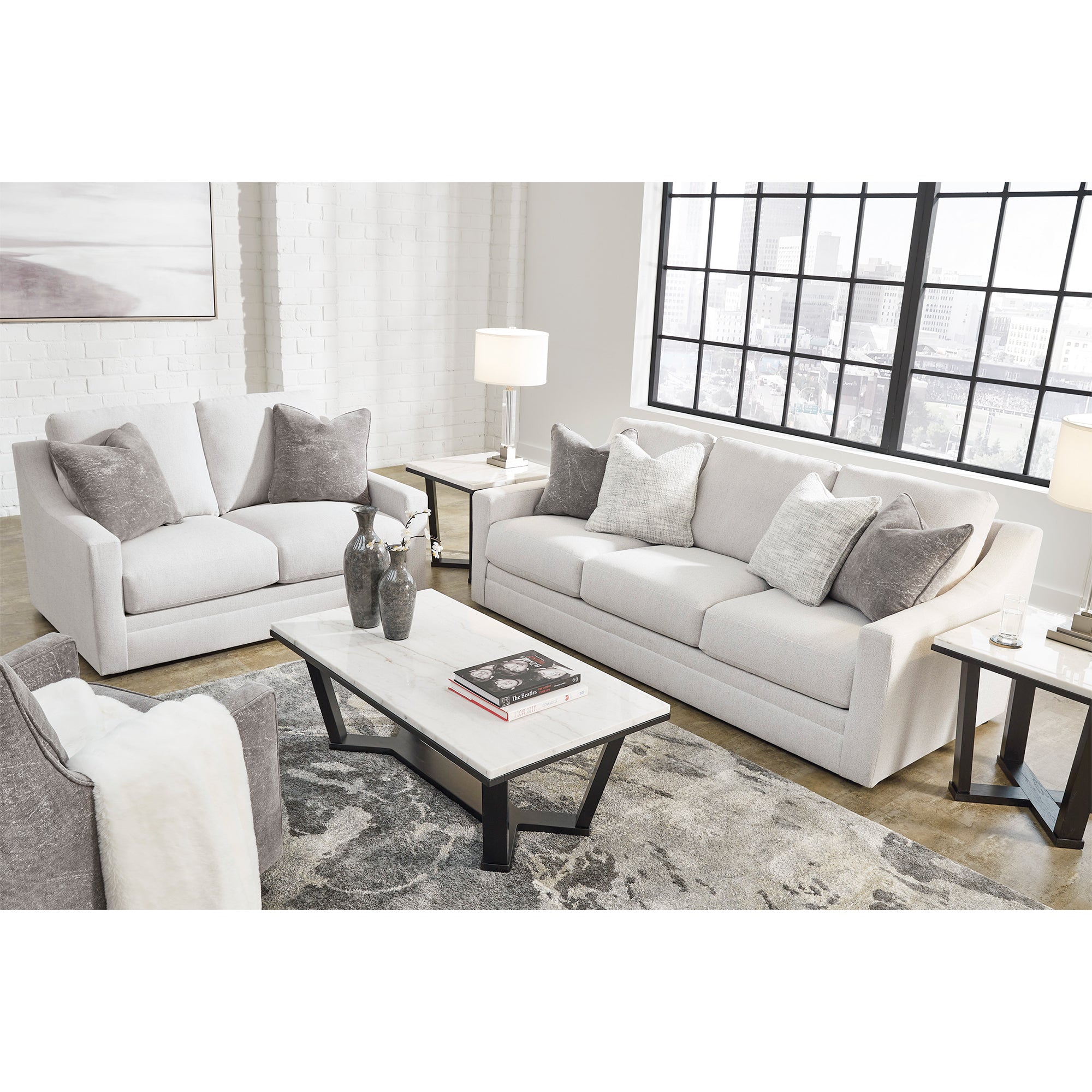 Maitelynn Sofa and Loveseat