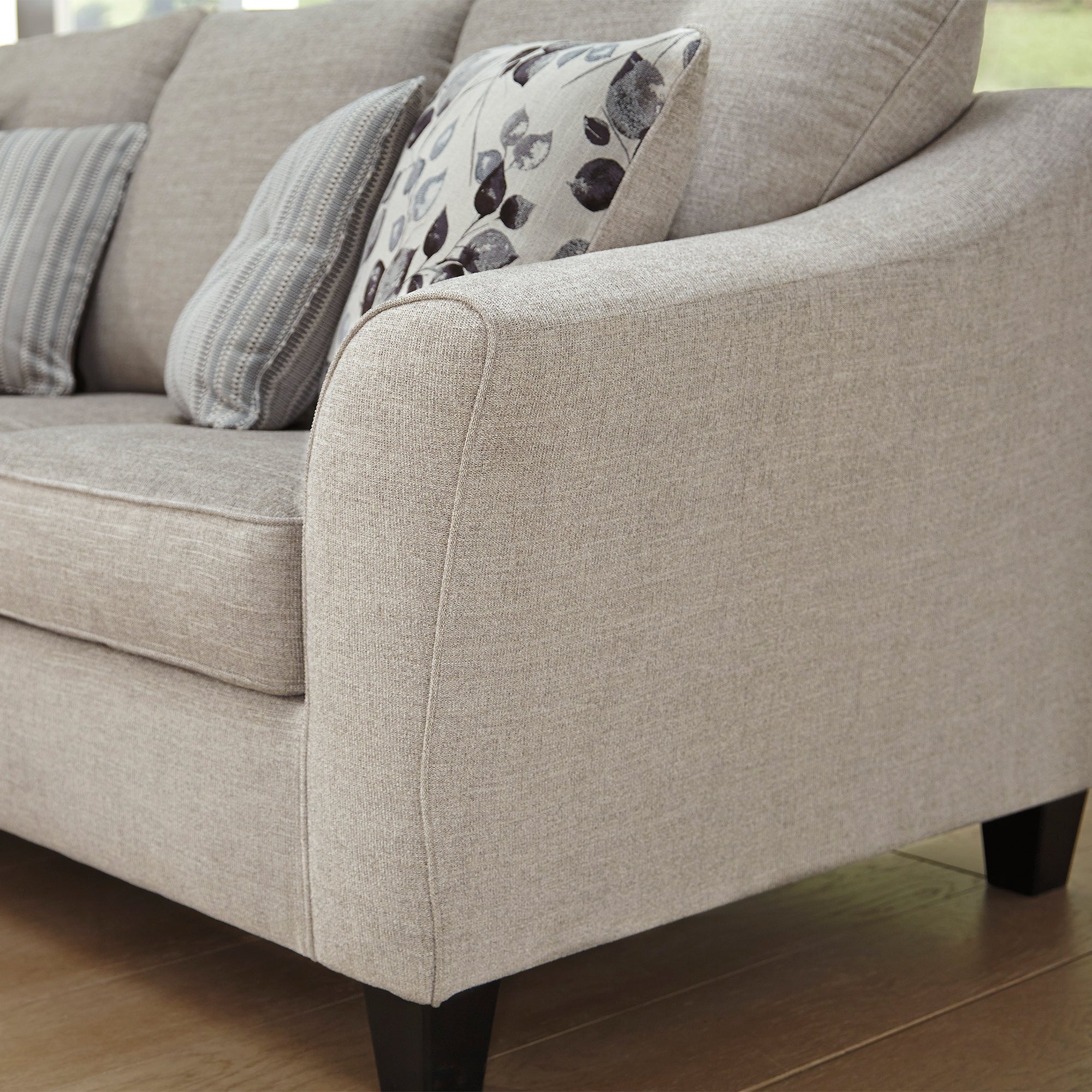 Abney Sofa Chaise and Swivel Chair