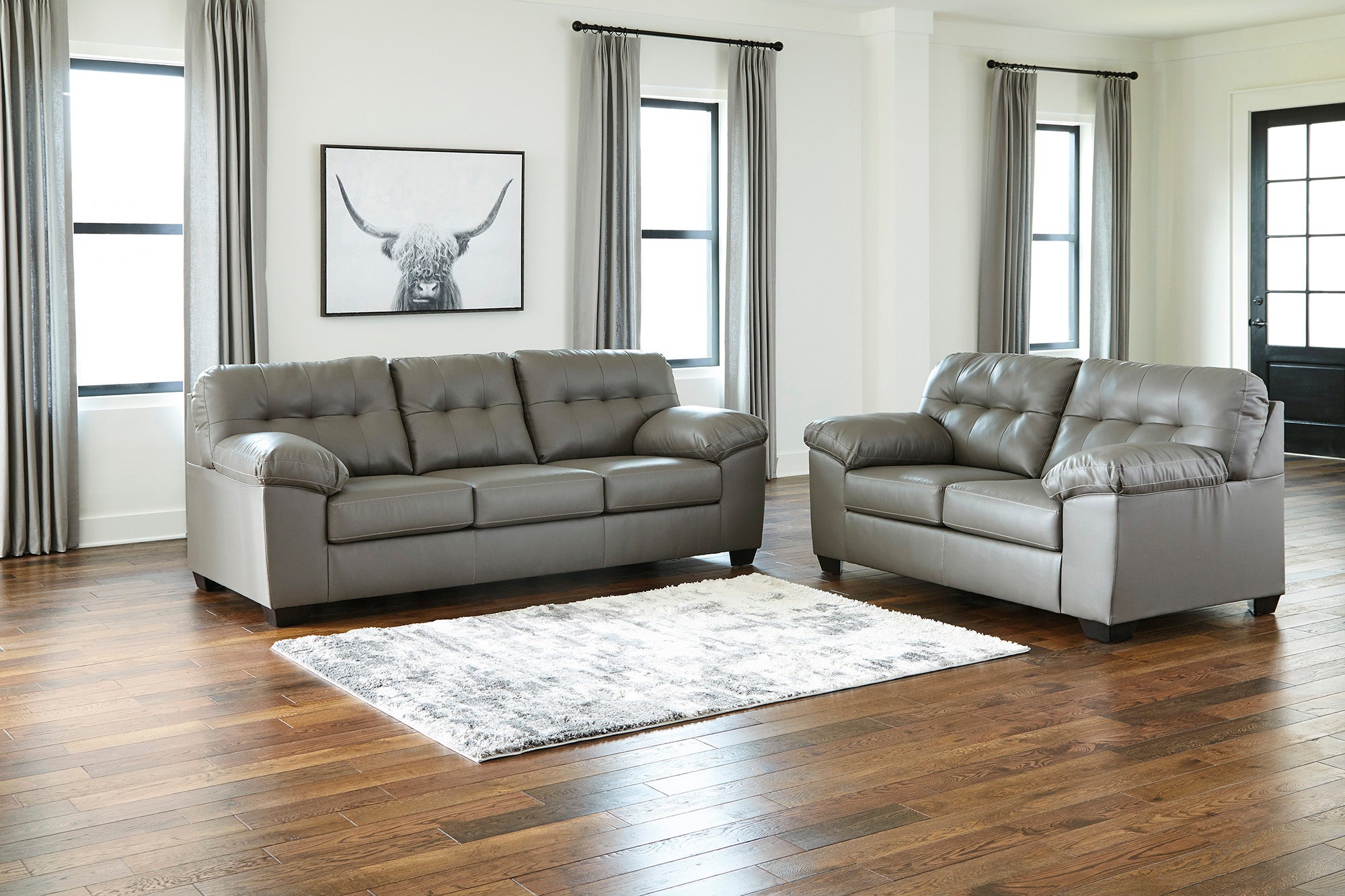 Donlen Sofa and Loveseat