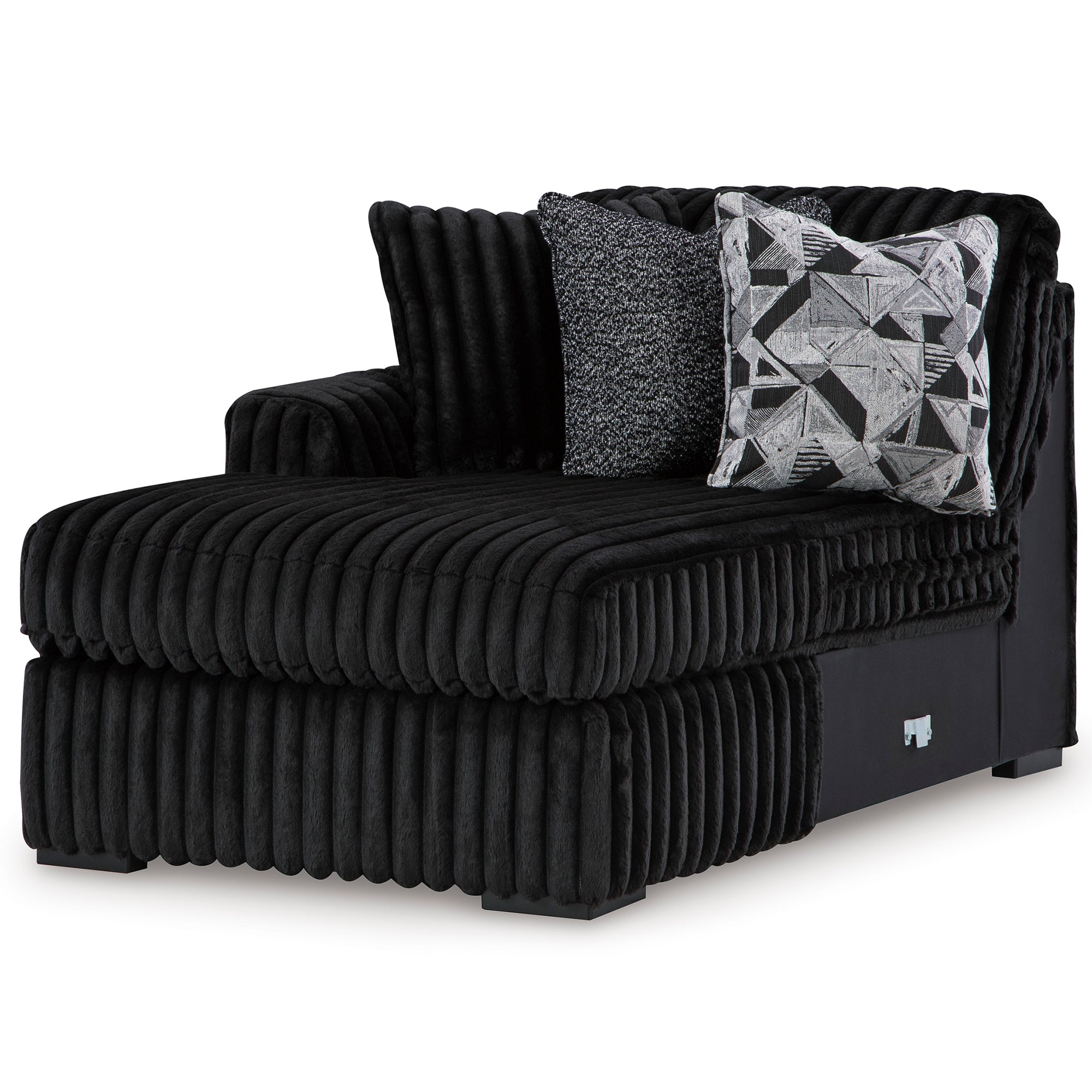 Midnight-Madness 4-Piece Sectional with Chaise