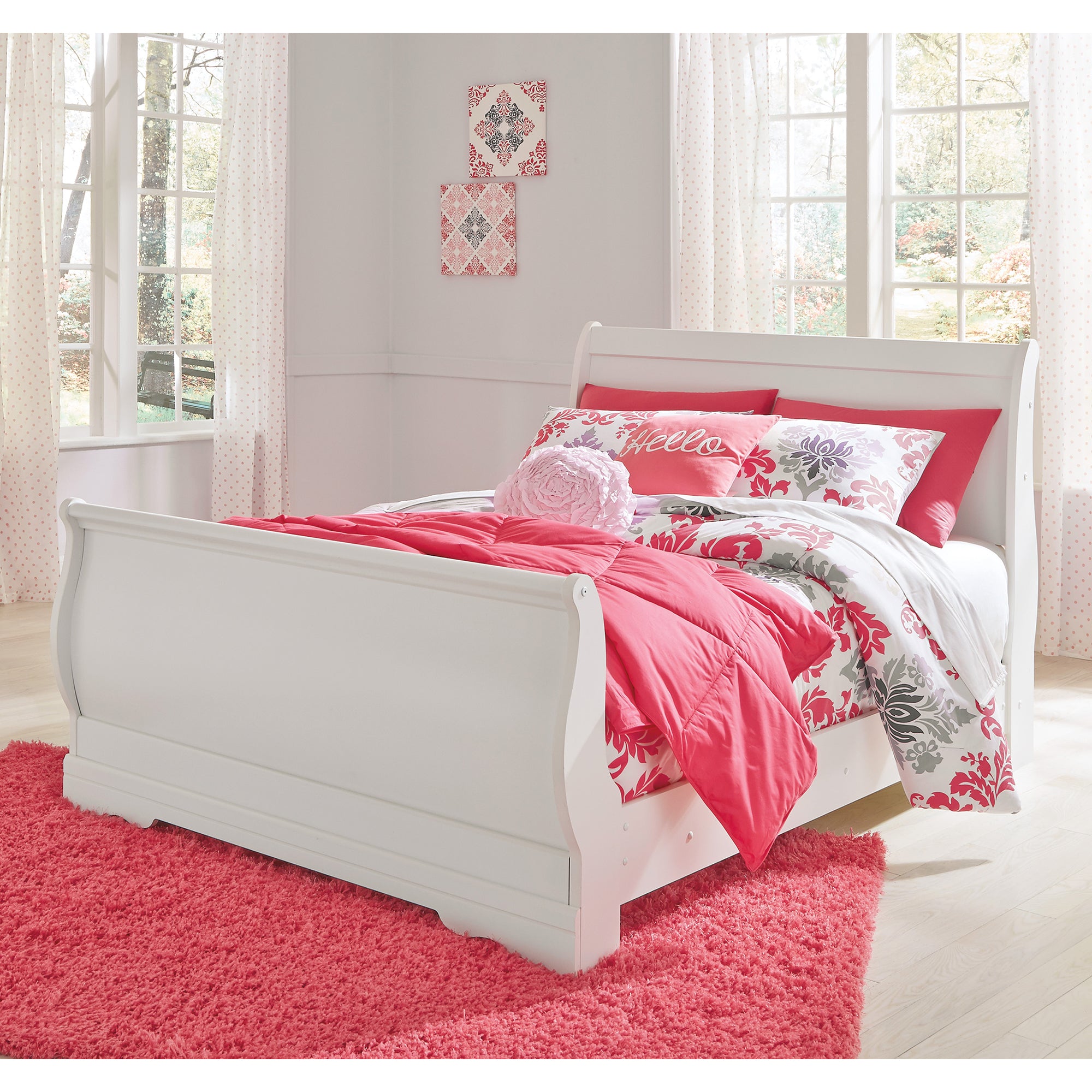 Anarasia Full Sleigh Bed