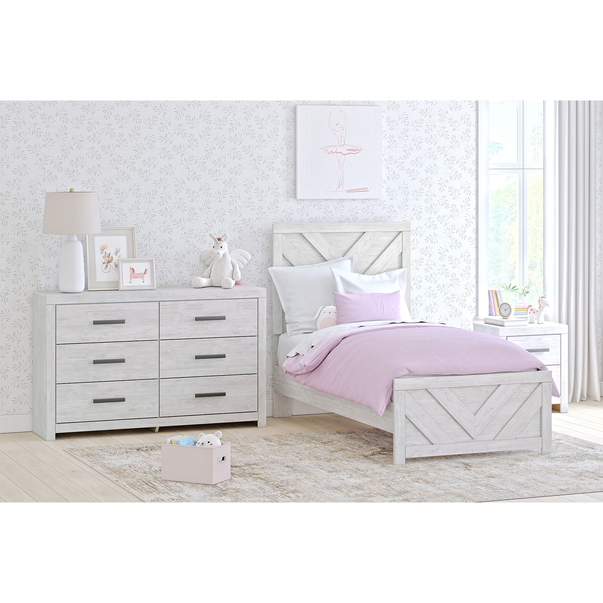 Cayboni Twin Panel Bed