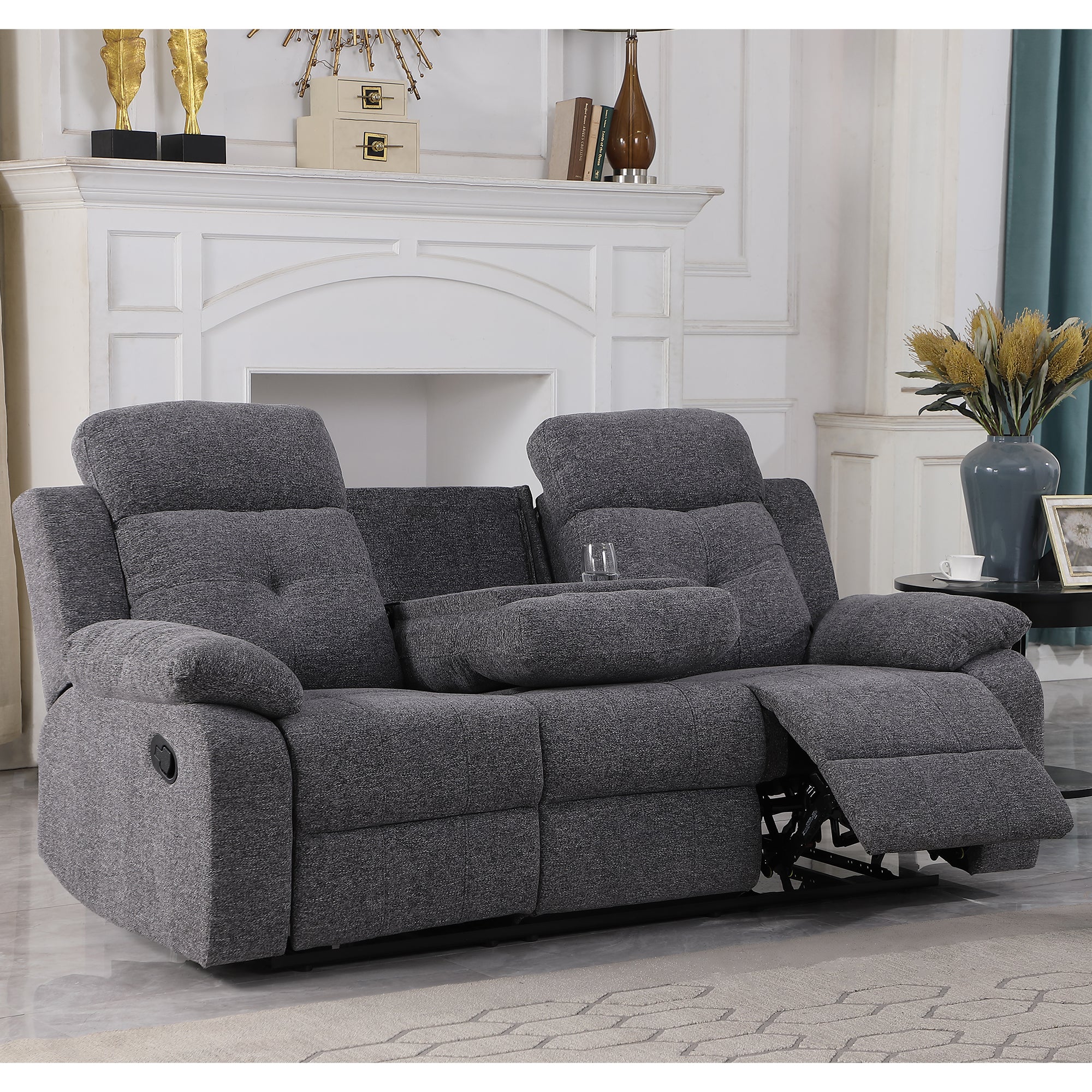 Darwick Manual Reclining Sofa and Loveseat