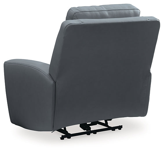 Mindanao Dual Power Leather Recliner