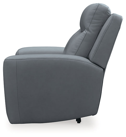 Mindanao Dual Power Leather Recliner