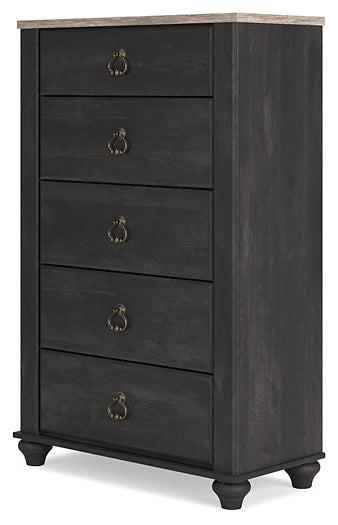 Nanforth Five Drawer Chest