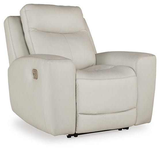 Mindanao Dual Power Leather Recliner