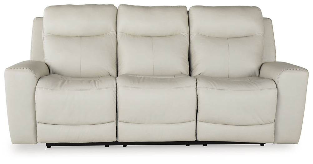 Mindanao Dual Power Leather Reclining Sofa