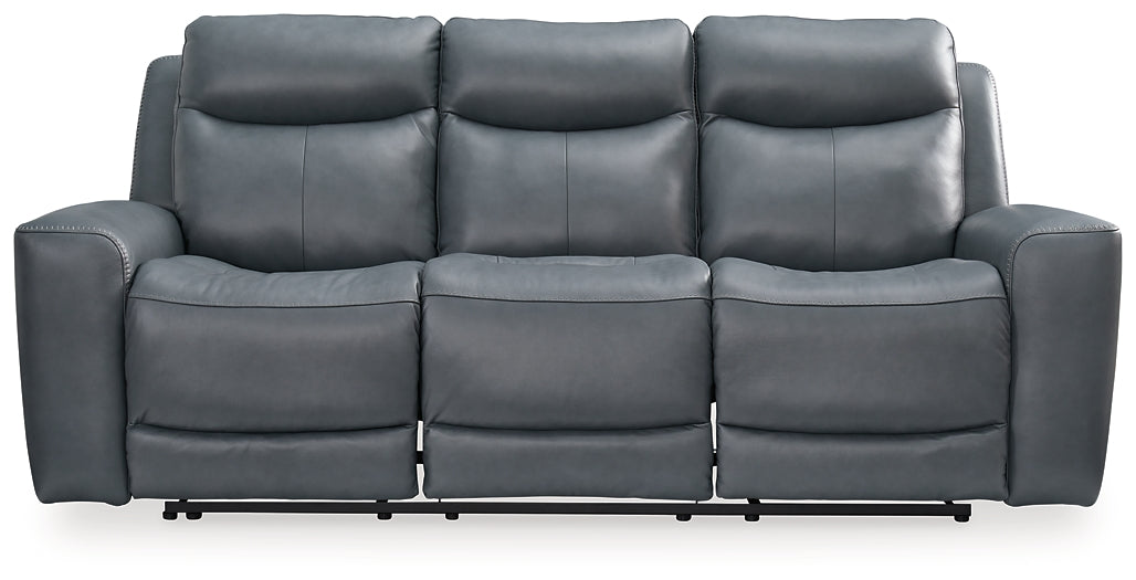 Mindanao Dual Power Leather Reclining Sofa