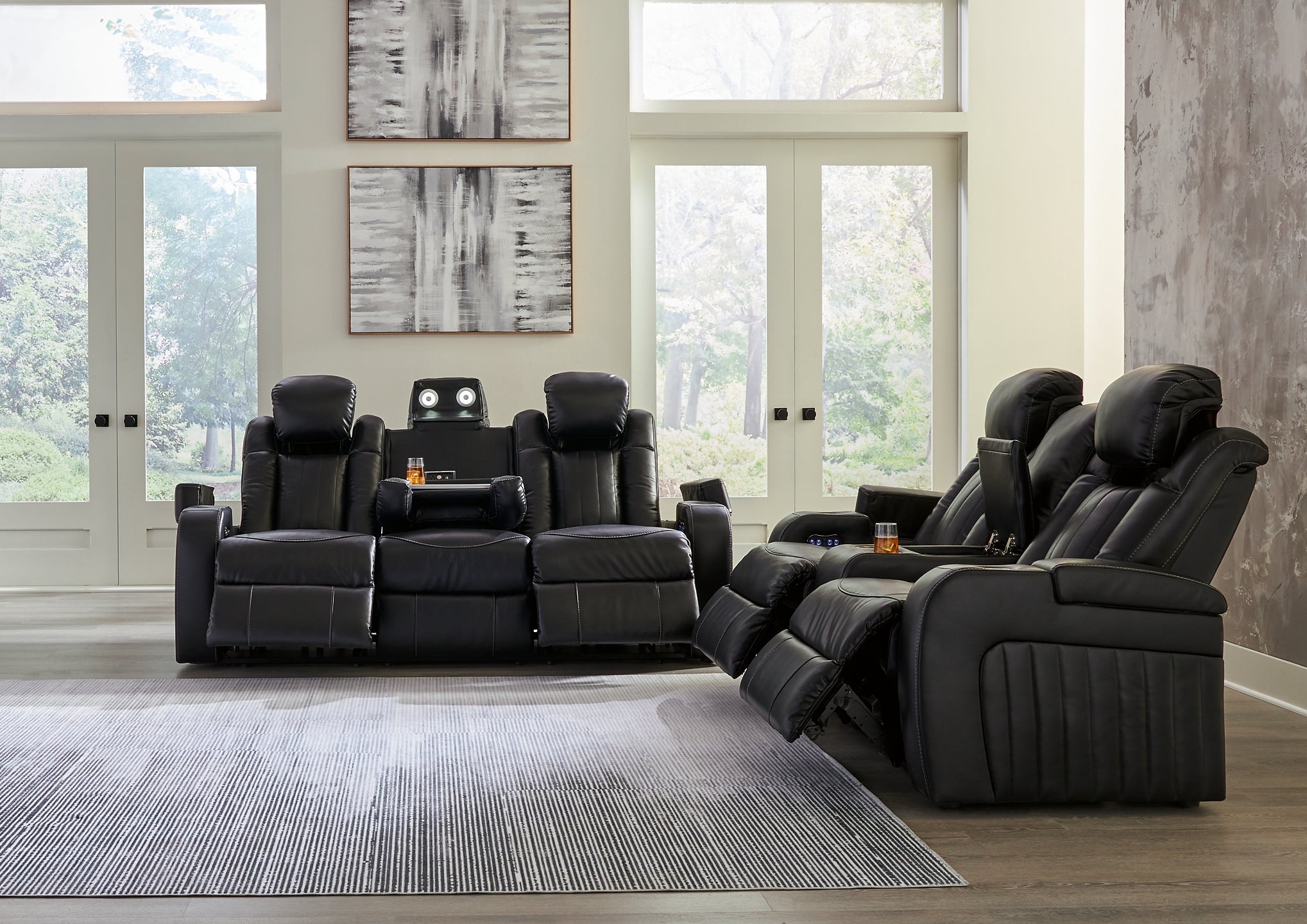 Caveman Den Sofa and Loveseat