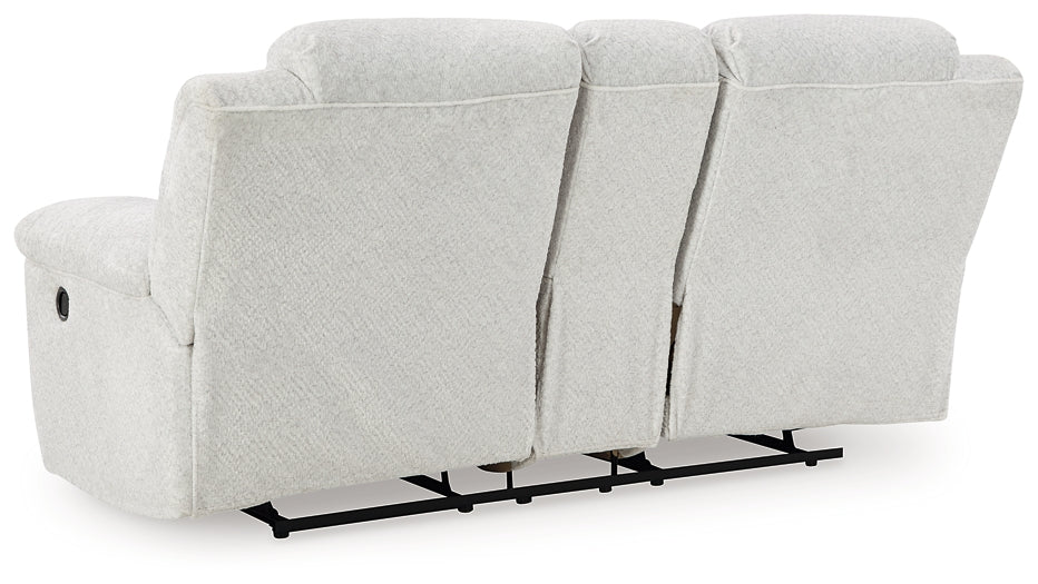 Frohn Manual Reclining Loveseat with Console