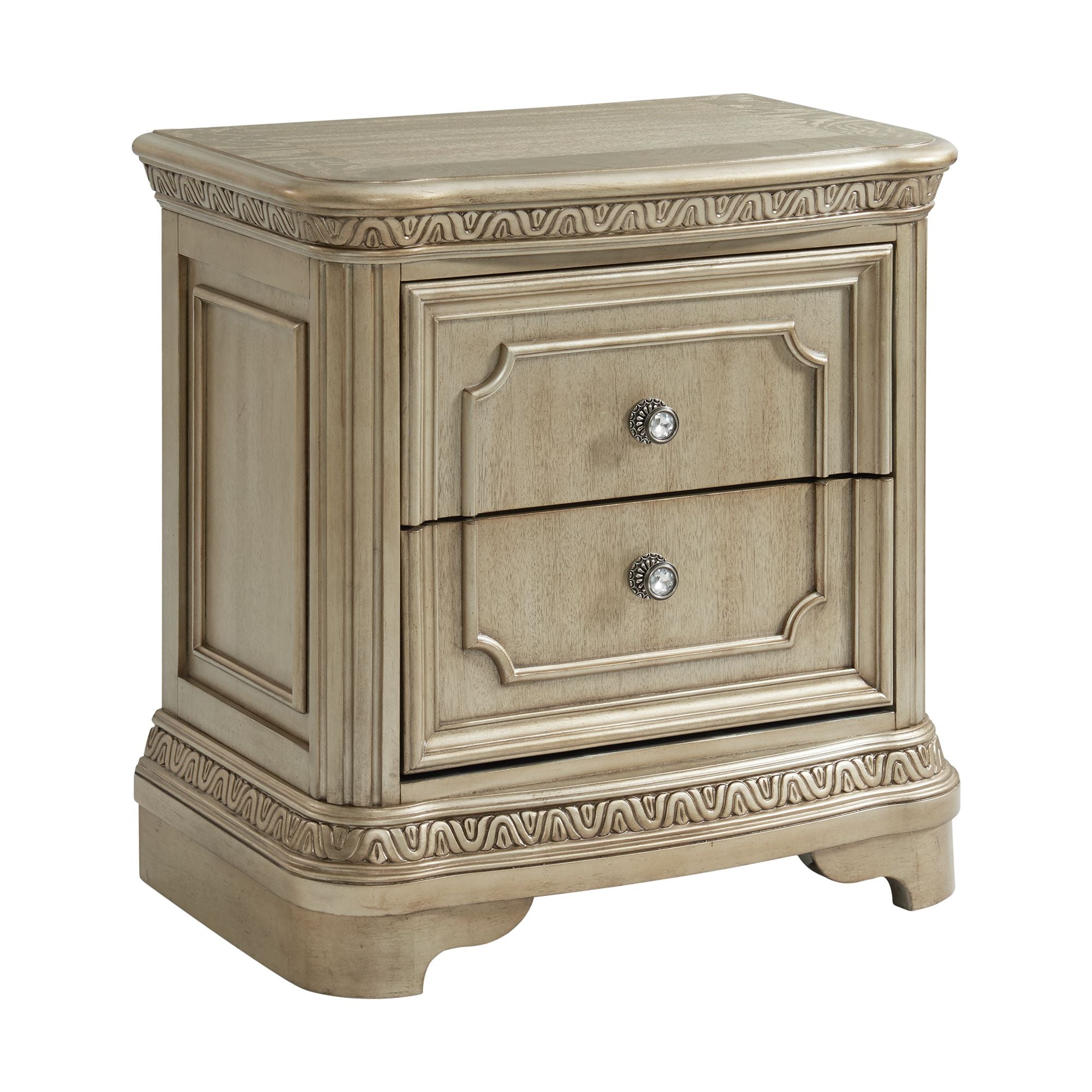 Vincenza Two Drawer Night Stand