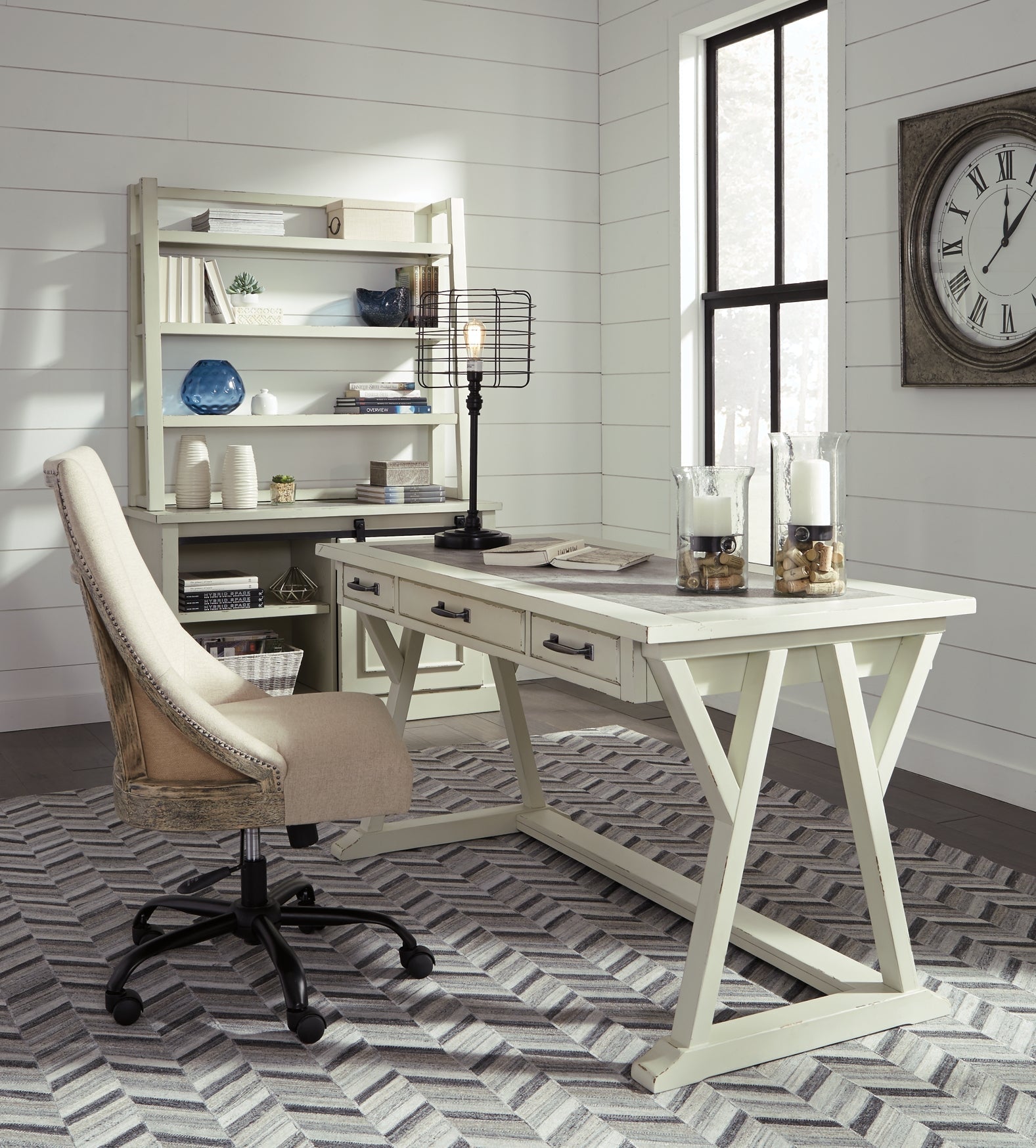 Jonileene Home Office Large Leg Desk