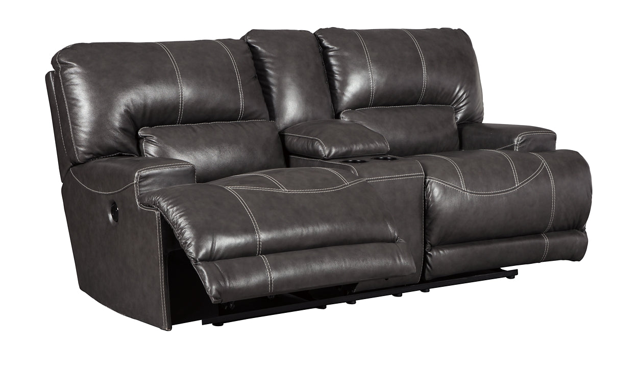 McCaskill DBL Rec Loveseat w/Console