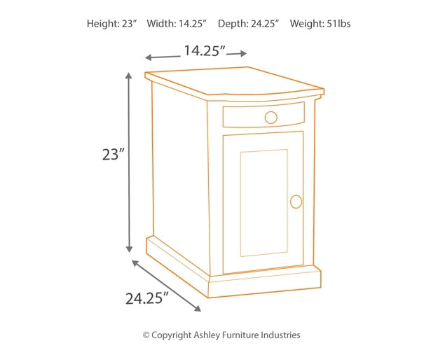 Laflorn Chair Side End Table