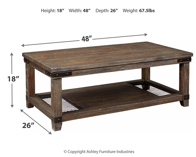 Danell Ridge Rectangular Cocktail Table