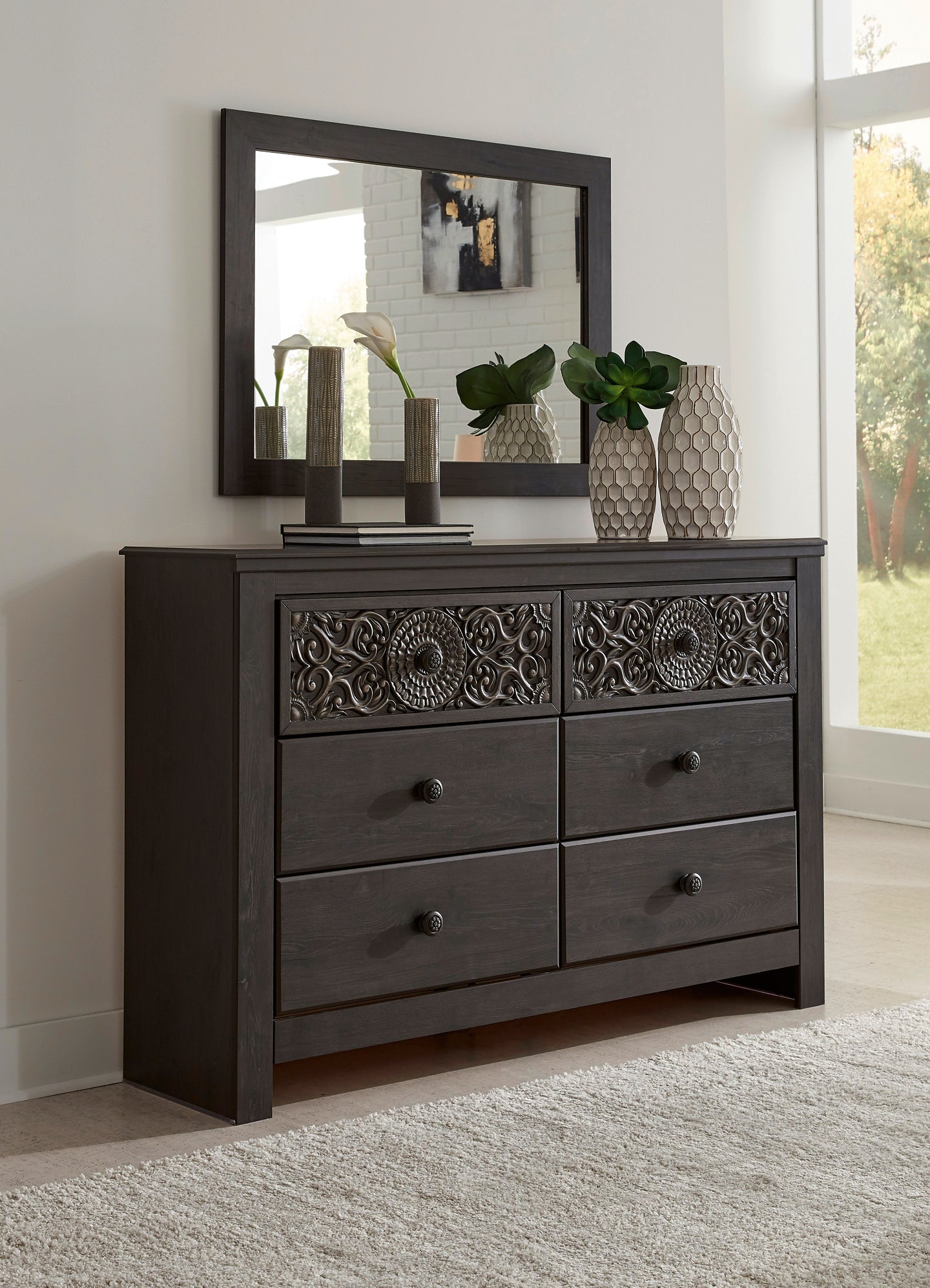 Paxberry Dresser and Mirror