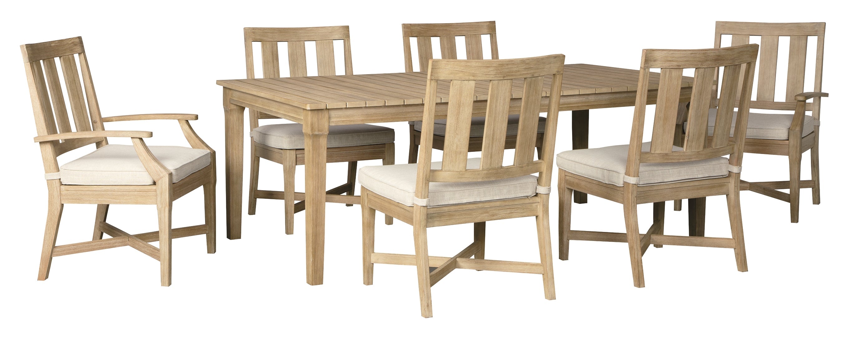 Clare View Outdoor Dining Table and 6 Chairs