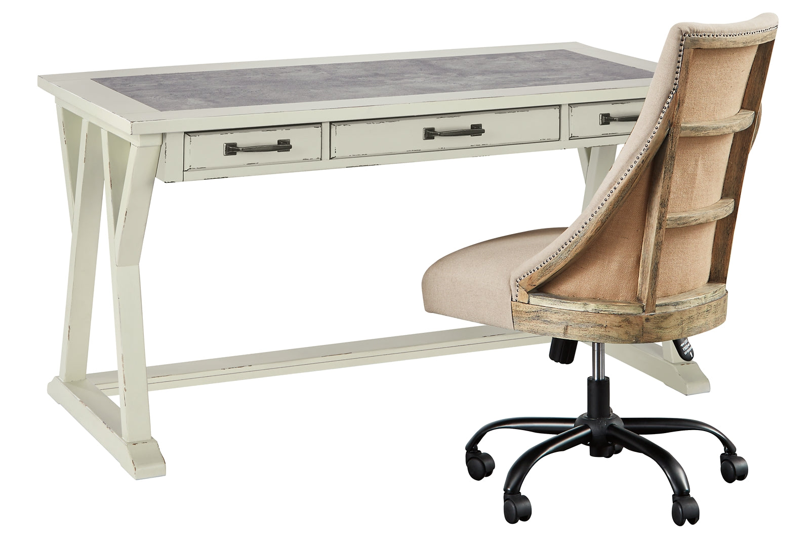 Jonileene Home Office Desk with Chair