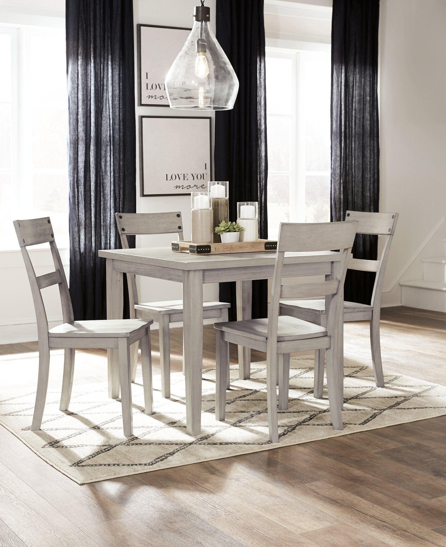 Loratti Dining Table and 4 Chairs