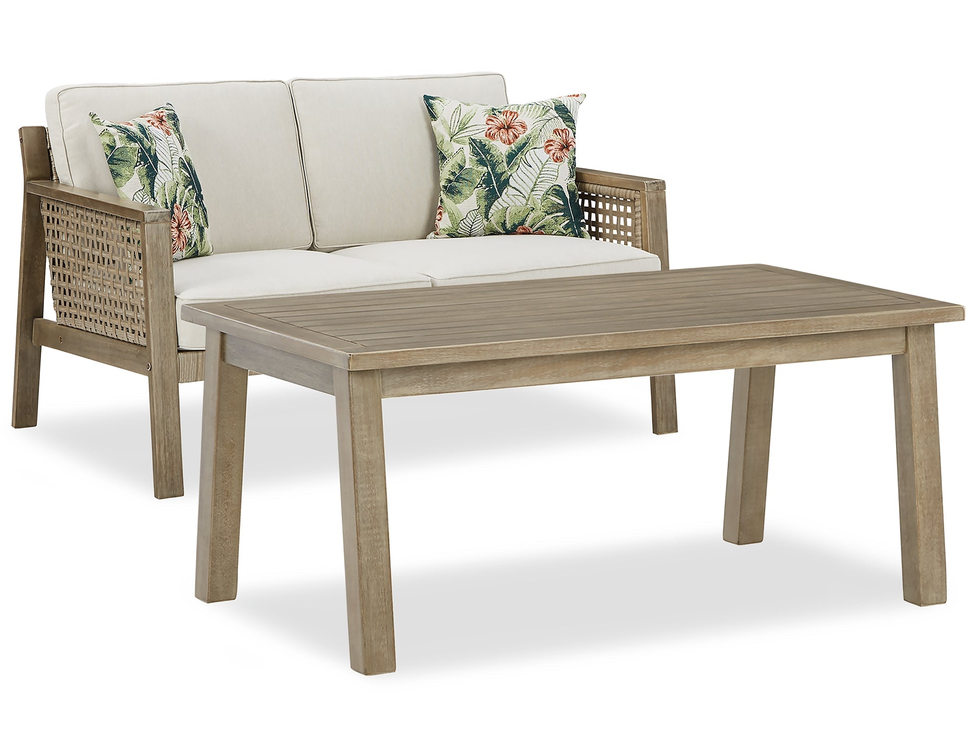 Barn Cove Outdoor Loveseat with Coffee Table