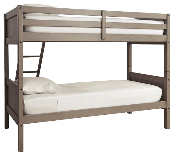 Lettner Twin Bunk Bed with Ladder