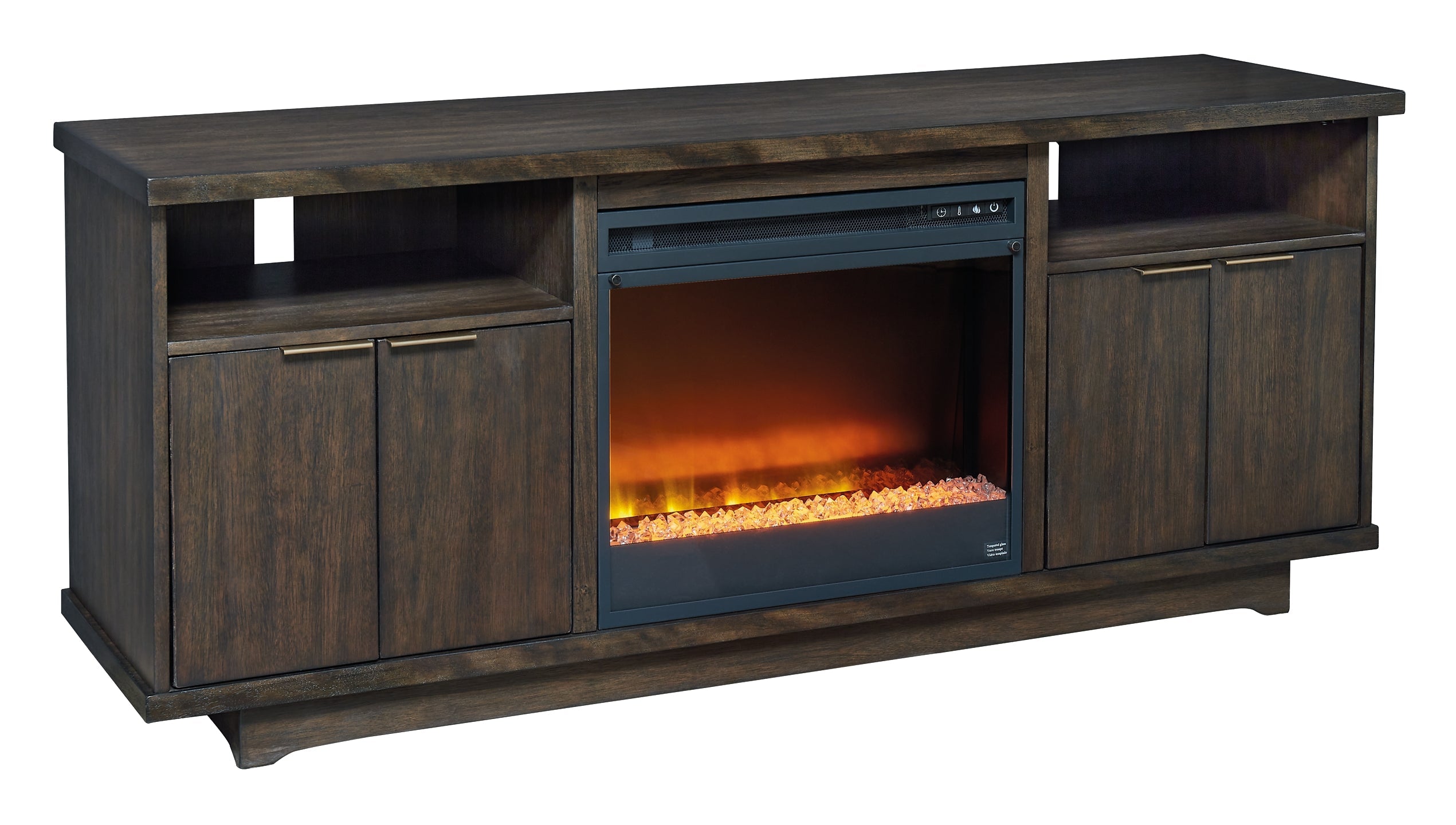 Brazburn 66" TV Stand with Electric Fireplace