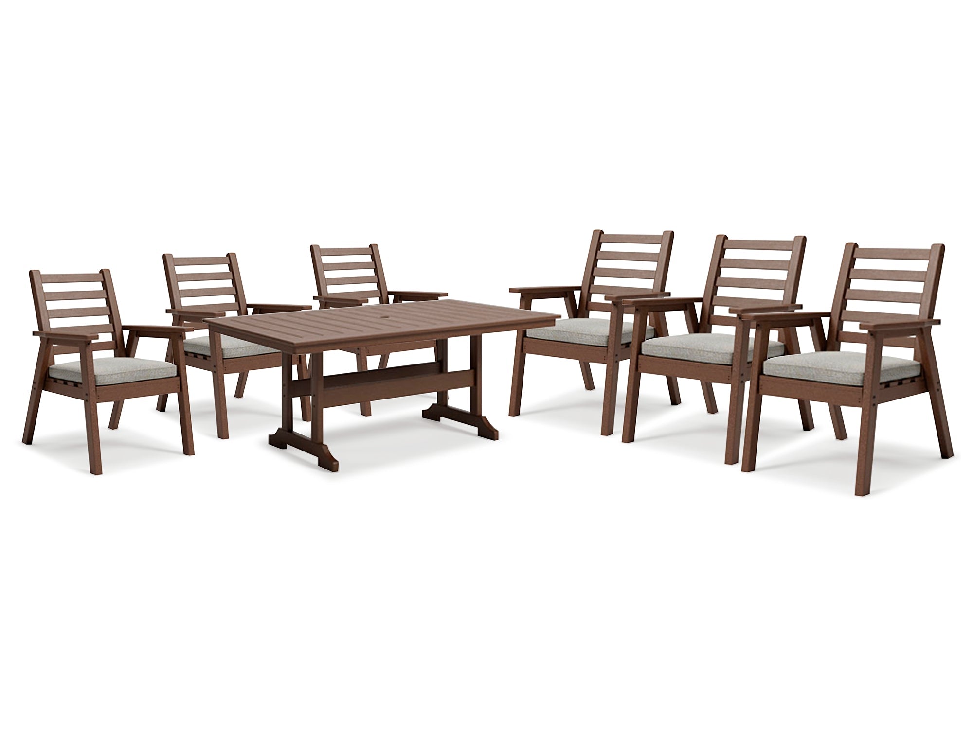 Emmeline Outdoor Dining Table and 6 Chairs