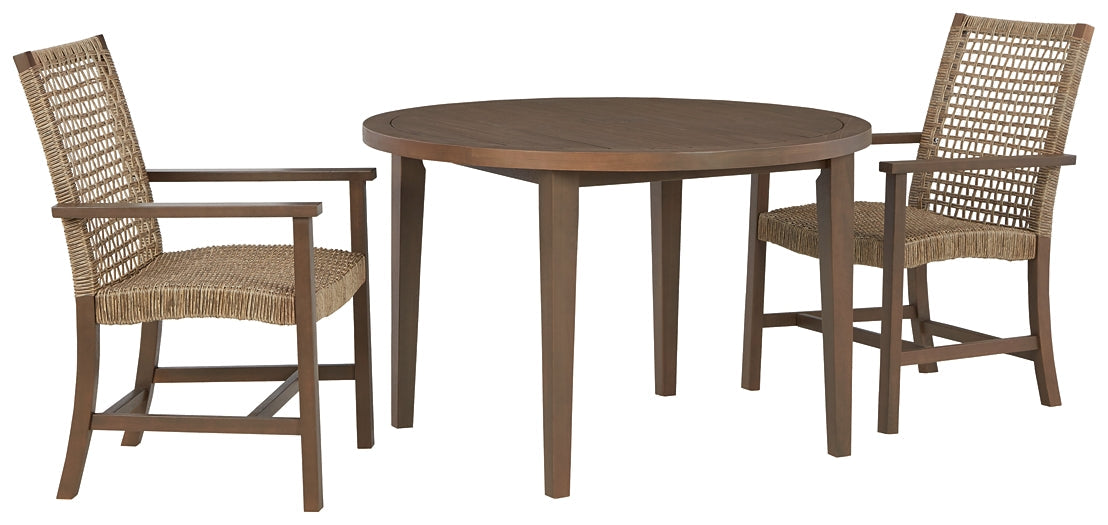 Germalia Outdoor Dining Table and 2 Chairs