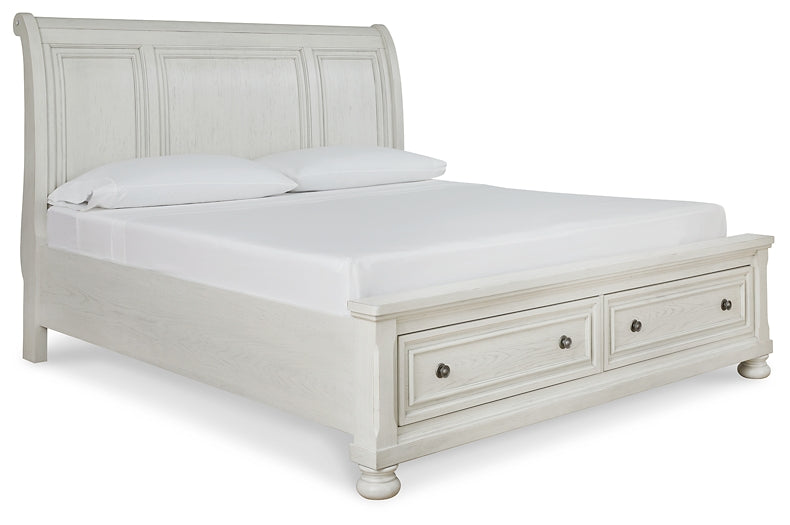 Robbinsdale Queen Sleigh Bed With Storage