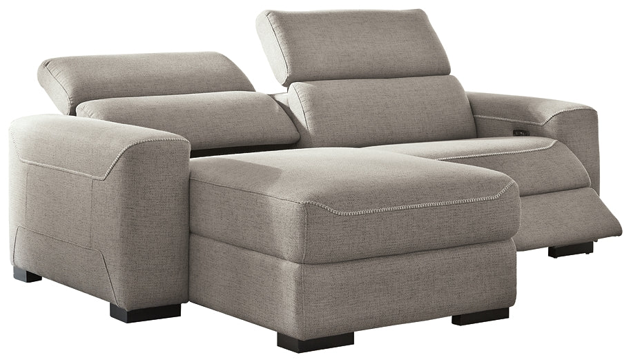 Mabton 2-Piece Power Reclining Sectional with Chaise