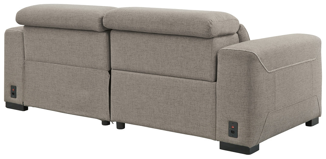 Mabton 2-Piece Power Reclining Sectional with Chaise