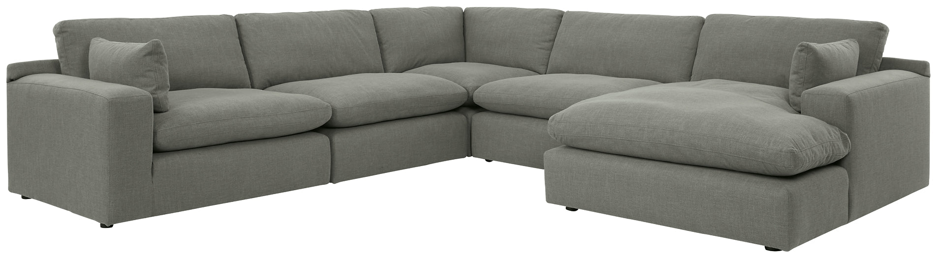 Elyza 5-Piece Sectional with Chaise