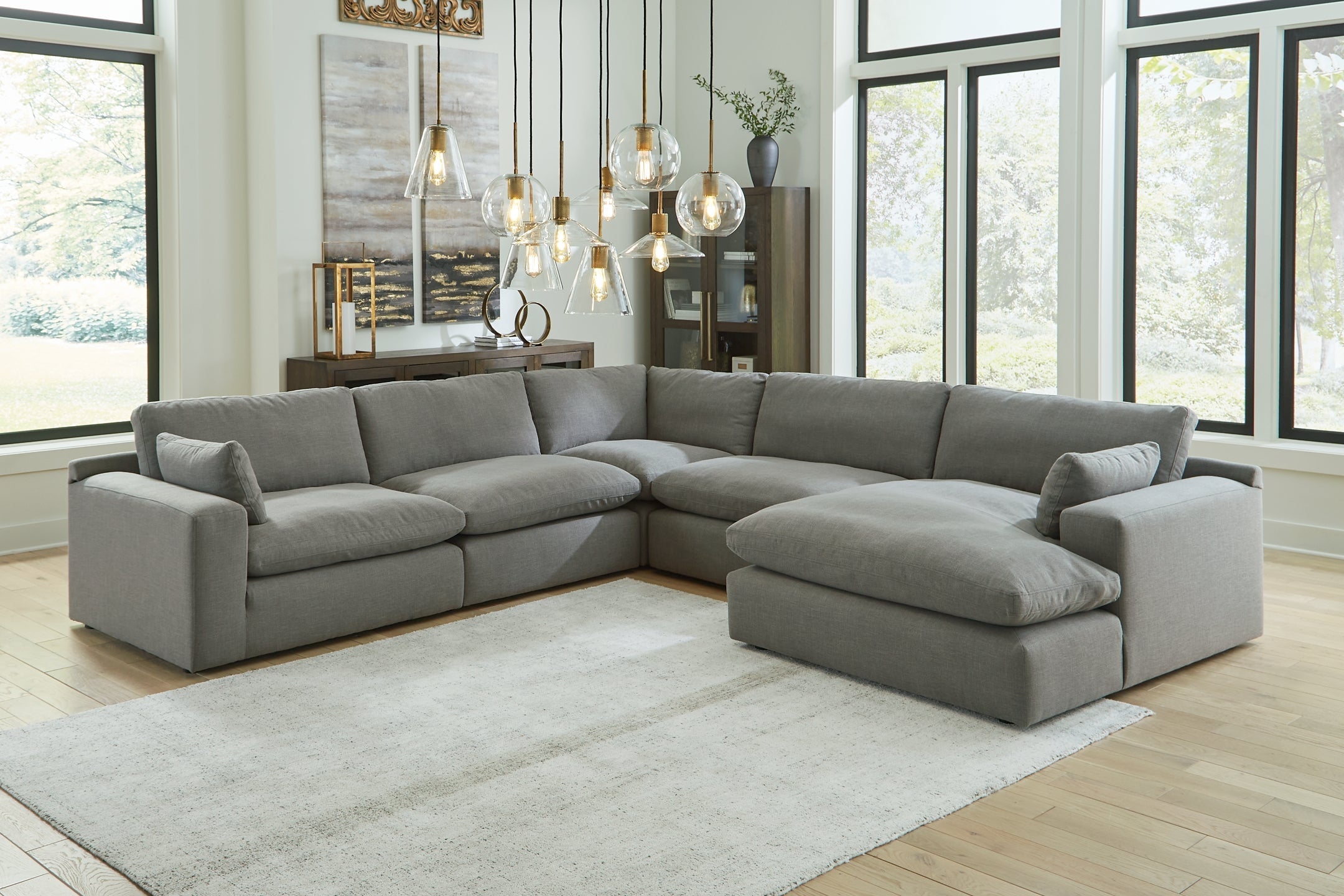 Elyza 5-Piece Sectional with Chaise