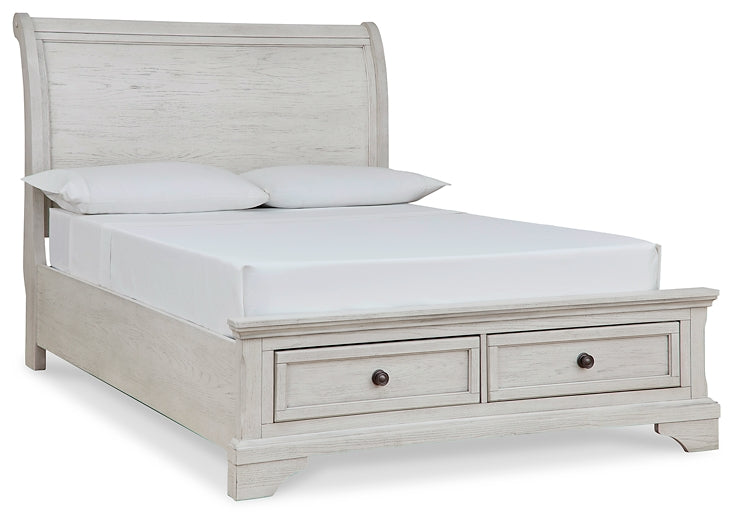 Robbinsdale Queen Sleigh Bed With Storage