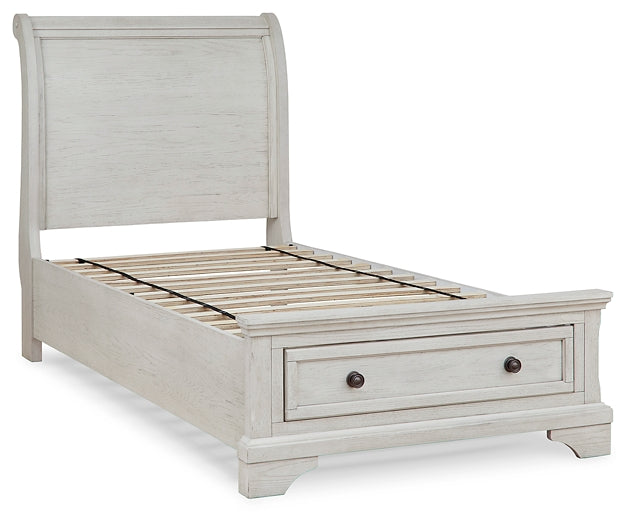 Robbinsdale King Sleigh Bed With Storage