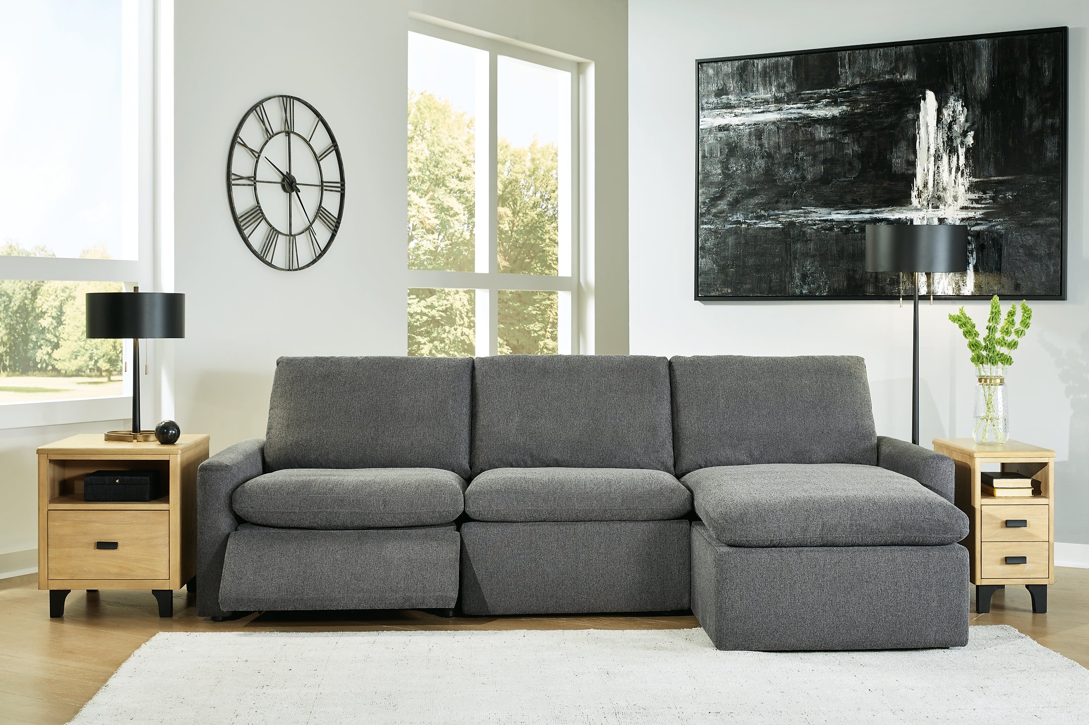 Hartsdale 3-Piece Power Reclining Sofa Chaise