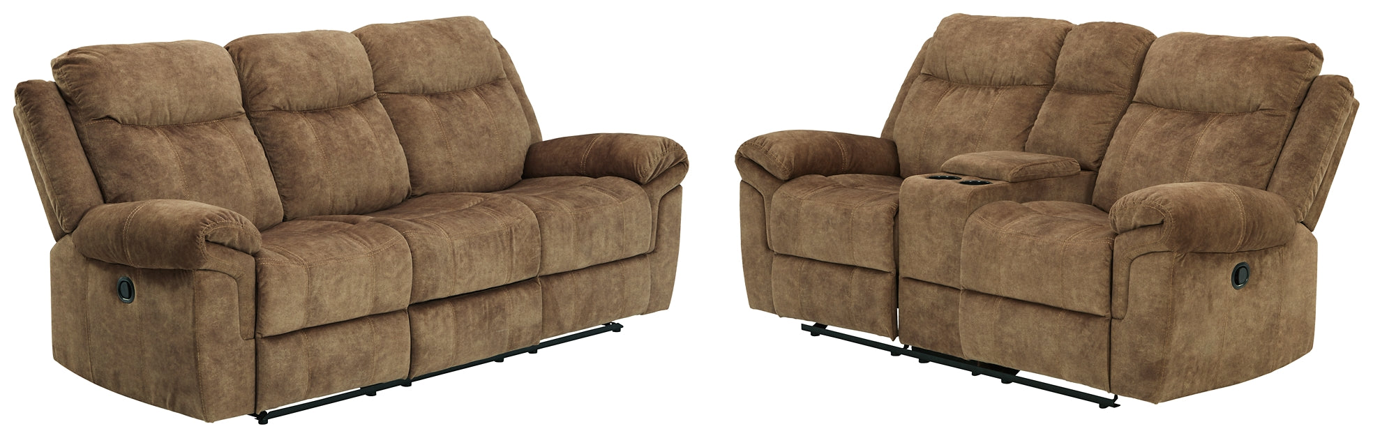 Huddle-Up Manual Reclining Sofa and Loveseat