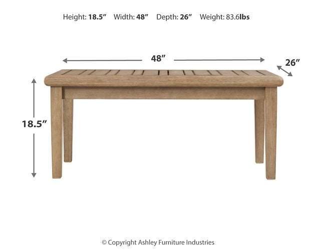 Gerianne Outdoor Coffee Table with 2 End Tables