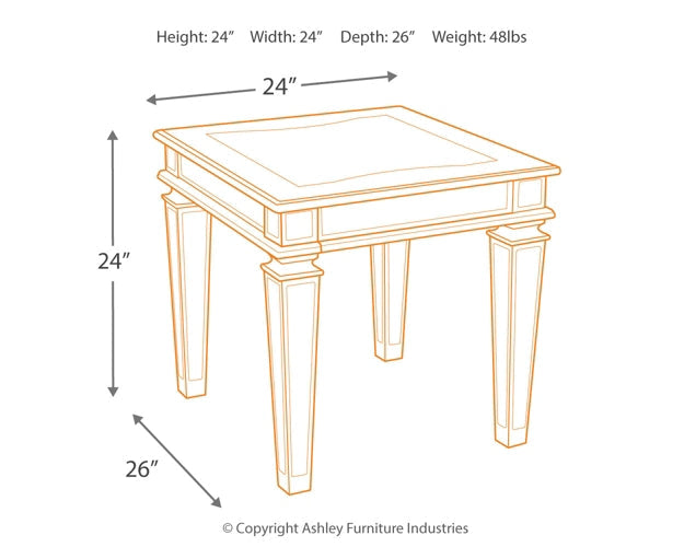 Tessani Coffee Table with 1 End Table